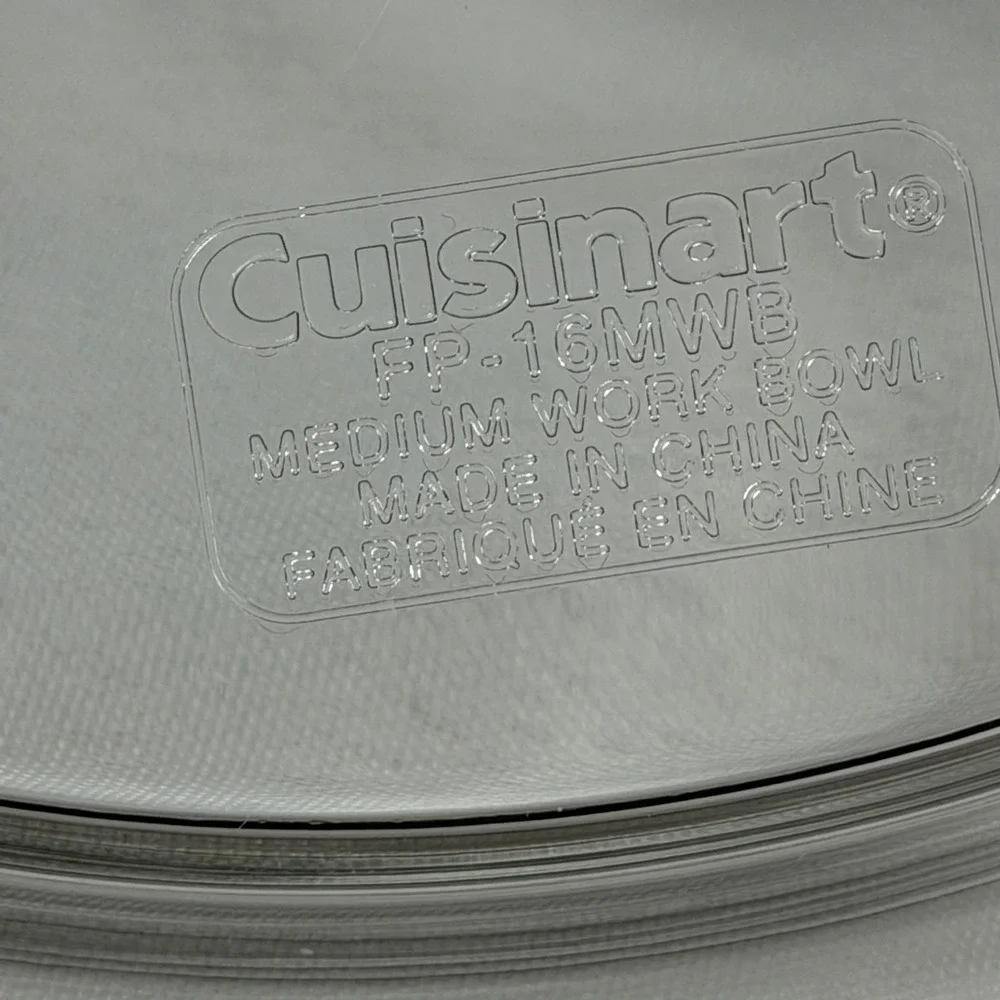 Cuisinart‎ FP-16MWB Medium Work Bowl Replacement 10 Cup for FP-16 Food Processor